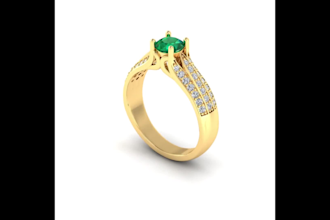 creat 3d cad jewelry rings necklace alphabetic locket ring