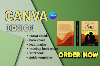 design canva ebook mockup book cover lead magnet workbook guides templates