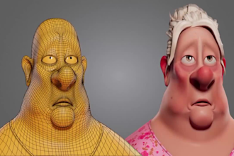 do 3d model, 3d rigging, 3d face animation,3d character animation, 3d game rig