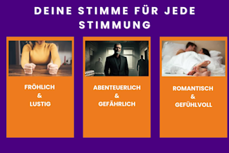 narrate your german book and prepare it for audible