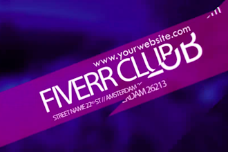 design dj party night club promo video