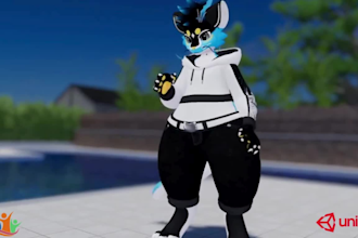upload fix edit 3d vrchat furry amine avatar character vtuber model nsfw