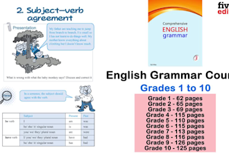 grammar worksheets for 1st to 10th grade