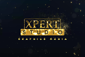 make royal gold logo animation like this one
