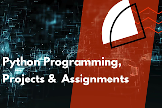 do your python programming, projects and assignments