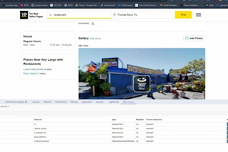 do amazon scraping, yellow pages scraping