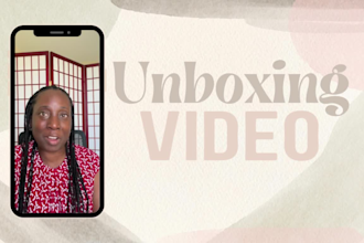 create a scroll stopping unboxing or product demo video