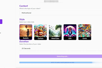 develop ai saas video generator to meet your needs