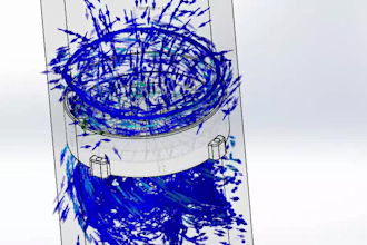 create a flow simulations on solidworks