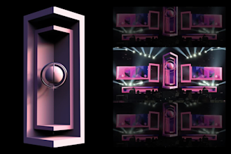 create custom 3d visuals for djs, live shows and events