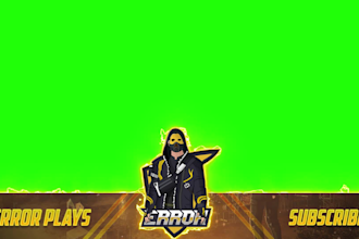 make animated overlay for streamer