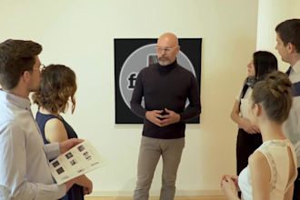create amazing art exhibit logo intros la