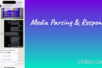 develop a custom chatbot with whatsapp cloud API integration