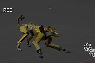 do 3d modeling and animation for live and mechanical