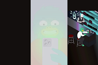 do 2d memecoin animated video