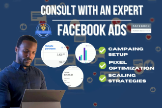 consult with you live on zoom to discuss your facebook ads