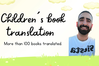 do premium childrens books translation and proofreading