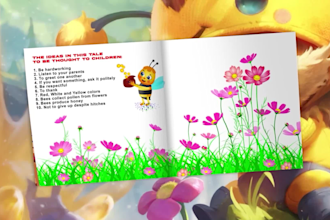 create unique book, tale promo trailer video