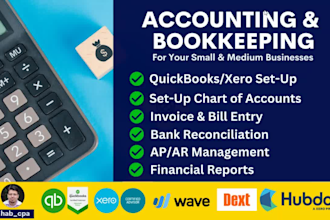accounting bookkeeping quickbooks xero wave