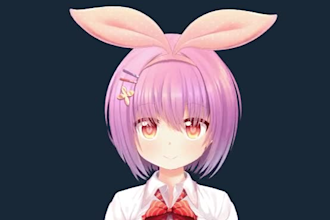 design  vtuber mode 2d vtuber animal vtuber rigging chibi vtuber animie vtuber