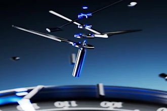 create 3d watch video ads animation 3d watch model design cgi watch rendering