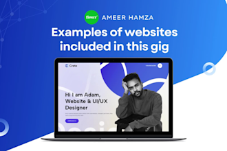 develop custom portfolio website or wordpress portfolio website
