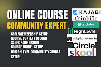 do community mighty networks circle so kajabi gohighlevel skool online course