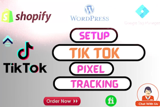 set up tiktok pixel on your shopify or wordpress site with GTM for enhanced ads