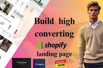 build high converting shopify landing pages