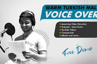 record a turkish male narration