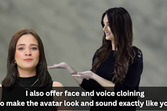 create ai spokesperson avatar video, explainer,  elearning, training video, ads
