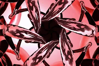 4k 3d abstract animation 3d loop gif animation houdini 3d music visual effects