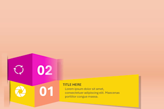 create 3d vector infographics and neumorphic for business, research, education