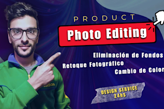 editaré la foto de tu producto para anuncios o redes, foto editing e commerce