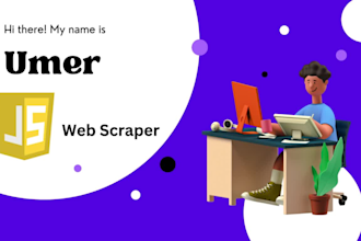 be your web scraper and do web automation using puppeteer nodejs