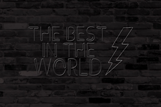 do neon sign intro outro futuristic 3d text for your video