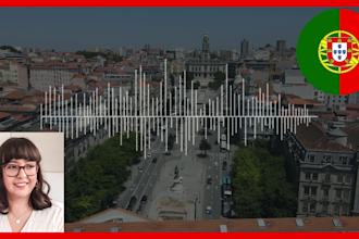 record a professional european portuguese female voiceover
