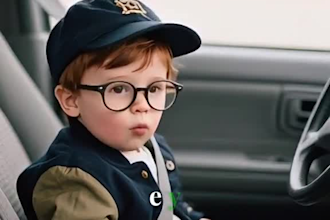 create viral ai baby podcast videos, funny baby podcast, talking ai baby shorts