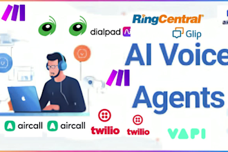 build ai voice agent, whatsapp and telegram chatbot with crm automation