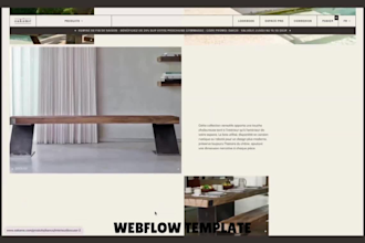 redesign webflow template, fix, edit webflow, 3d webflow website, clone webflow