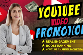 promote your youtube video organically for real growth