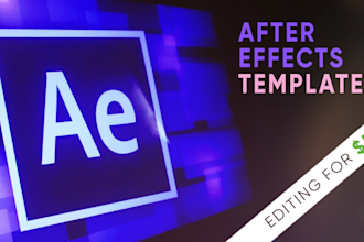 edit any after effects template without plugins