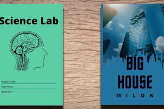 do horror books, children and romance book cover design