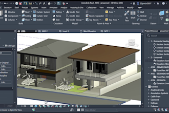 do autocad and revit architectural,structural drawing and cost estimation