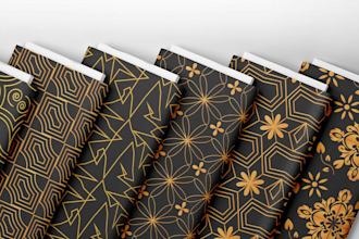 make seamless patterns fashion and fabric or textile design