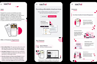 create professional figma website design or landing page