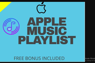 do organic apple promotion, spotify music promo, apple music to real audience