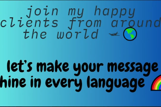translate and write content in arabic, english, and french professonally