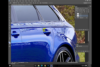car photo enhancement, retouching, editing