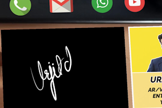 create webar based augmented reality business card for you
